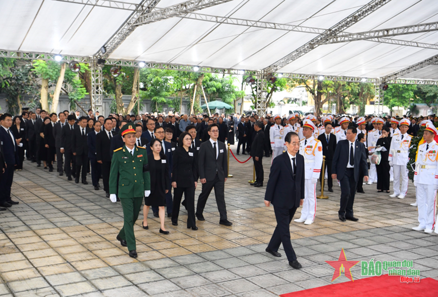 Tổ chức trọng thể Lễ viếng Tổng Bí thư Nguyễn Phú Trọng- Ảnh 64.