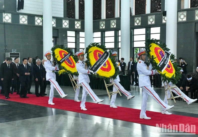 Tổ chức trọng thể Lễ viếng Tổng Bí thư Nguyễn Phú Trọng- Ảnh 116.