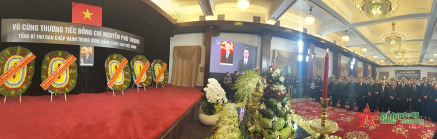 Tổ chức trọng thể Lễ viếng Tổng Bí thư Nguyễn Phú Trọng- Ảnh 63.
