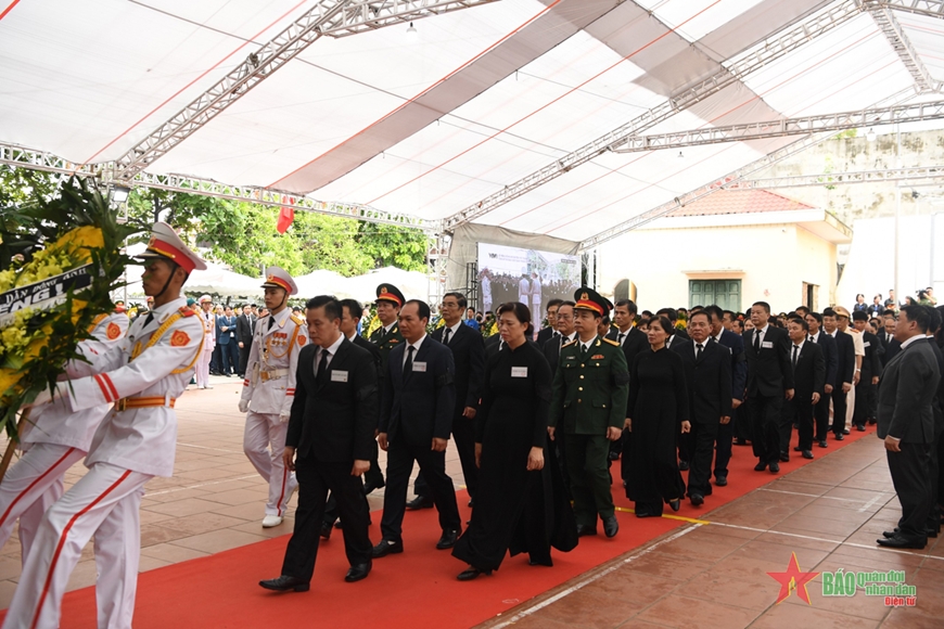 Tổ chức trọng thể Lễ viếng Tổng Bí thư Nguyễn Phú Trọng- Ảnh 123.
