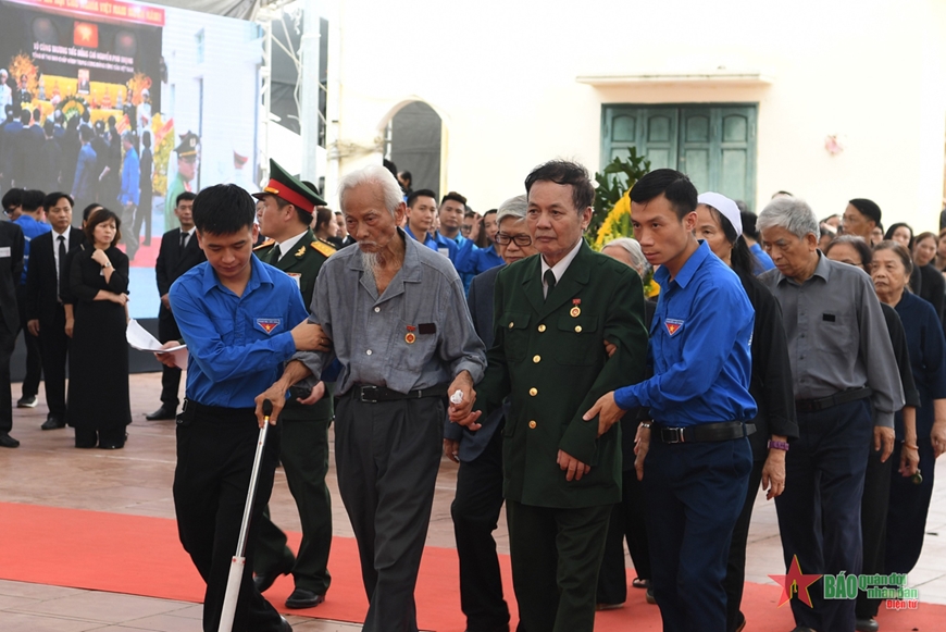 Tổ chức trọng thể Lễ viếng Tổng Bí thư Nguyễn Phú Trọng- Ảnh 128.