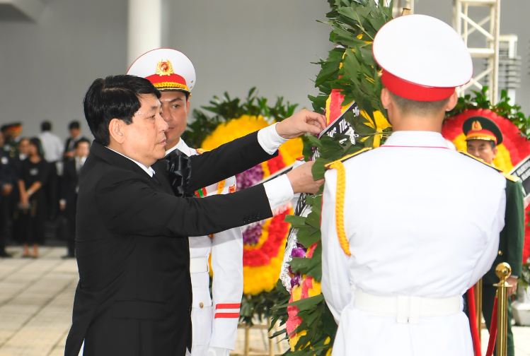 Tổ chức trọng thể Lễ viếng Tổng Bí thư Nguyễn Phú Trọng- Ảnh 76.