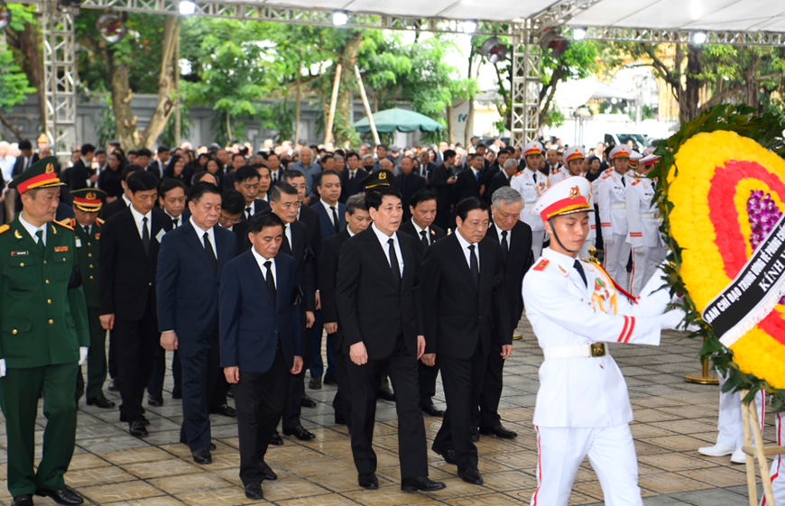 Tổ chức trọng thể Lễ viếng Tổng Bí thư Nguyễn Phú Trọng- Ảnh 75.