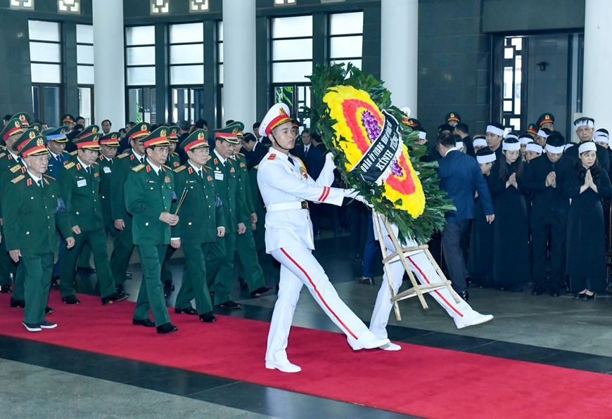 Tổ chức trọng thể Lễ viếng Tổng Bí thư Nguyễn Phú Trọng- Ảnh 81.