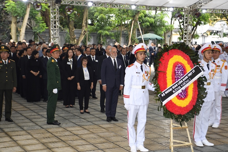 Tổ chức trọng thể Lễ viếng Tổng Bí thư Nguyễn Phú Trọng- Ảnh 89.