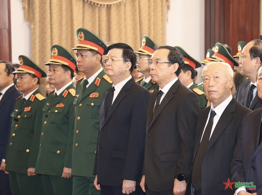 Tổ chức trọng thể Lễ viếng Tổng Bí thư Nguyễn Phú Trọng- Ảnh 107.
