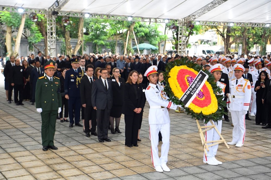 Tổ chức trọng thể Lễ viếng Tổng Bí thư Nguyễn Phú Trọng- Ảnh 67.