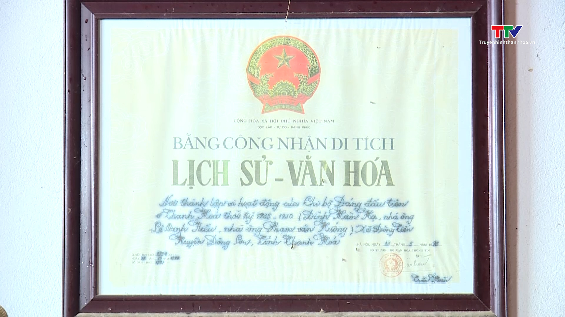 Về nơi thành lập Chi bộ Đảng đầu tiên của tỉnh Thanh Hóa- Ảnh 1.
