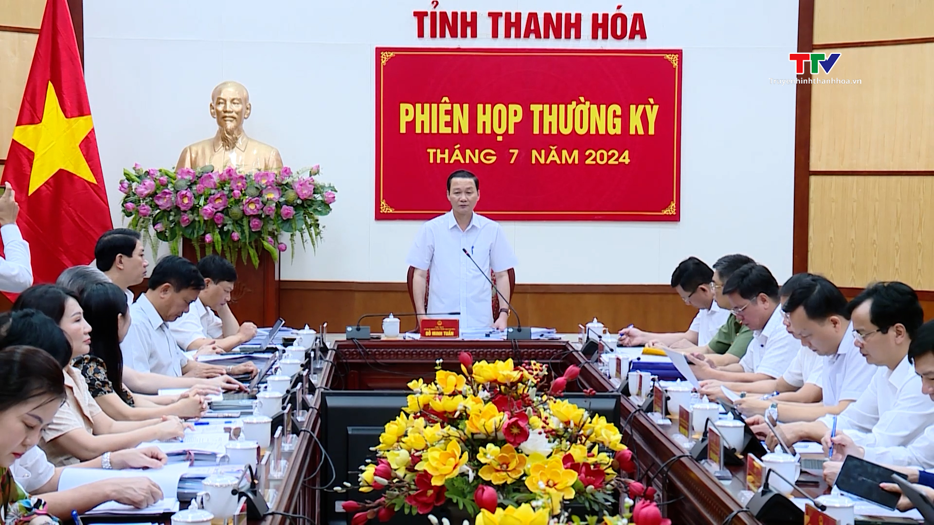 Phiên họp thường kỳ UBND tỉnh tháng 7/2024- Ảnh 1.