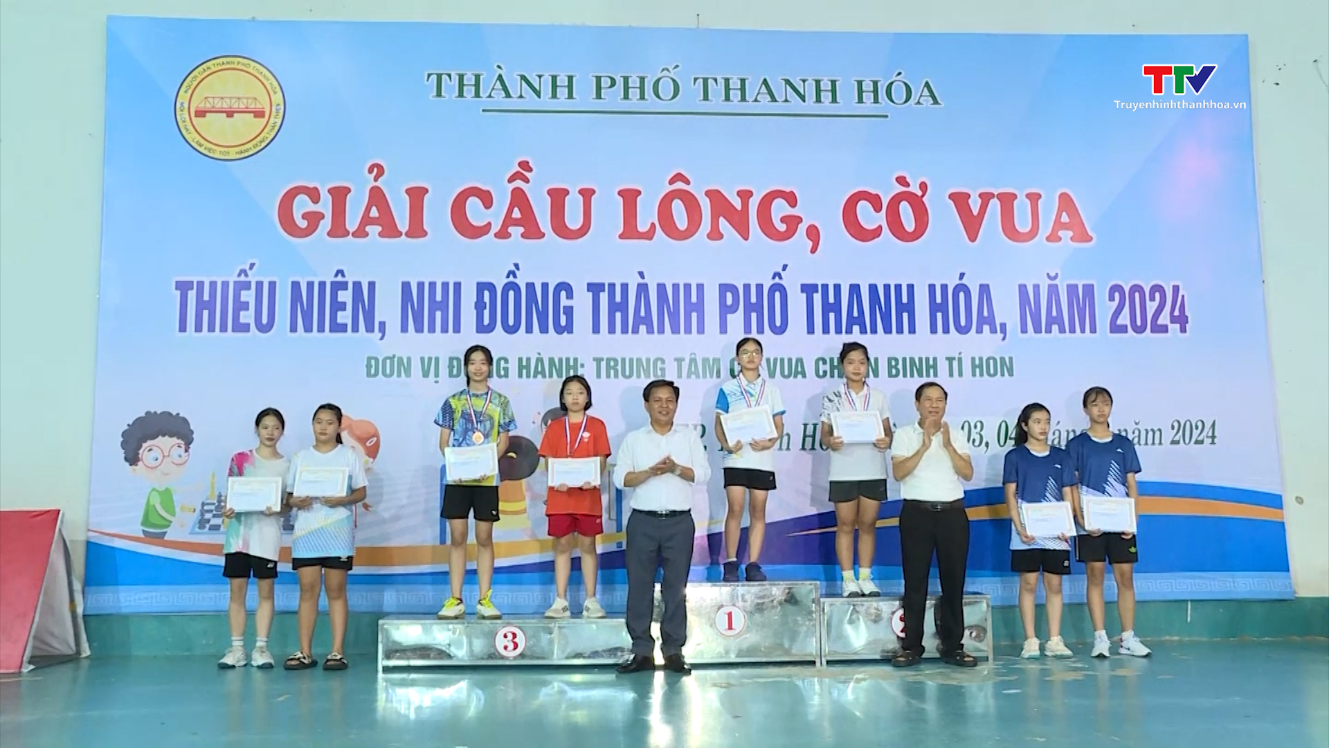 Giải Cầu lông thiếu niên, nhi đồng thành phố Thanh Hoá năm 2024- Ảnh 2.