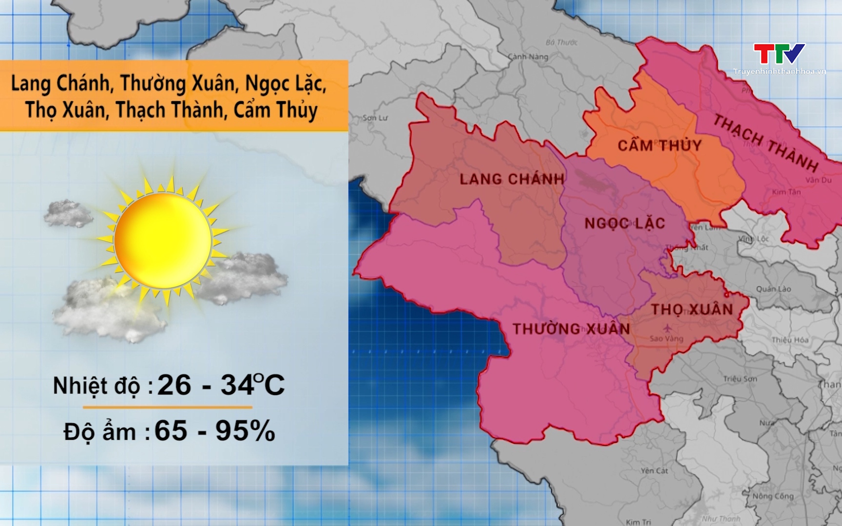 Video: Dự báo thời tiết khu vực tỉnh Thanh Hóa đêm 16/8, ngày 17/8/2024