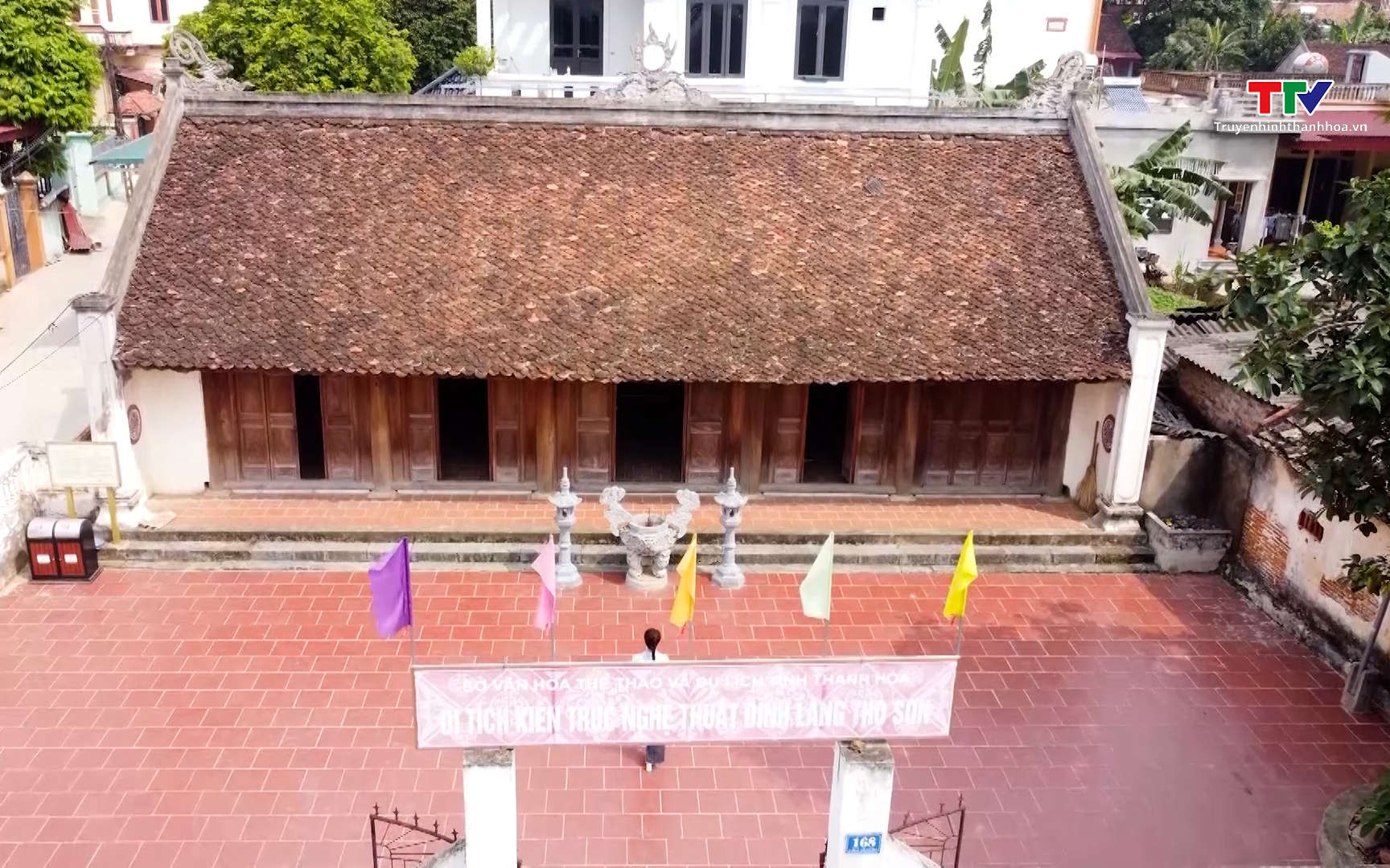 N&eacute;t độc đ&aacute;o đ&igrave;nh l&agrave;ng Thọ Sơn