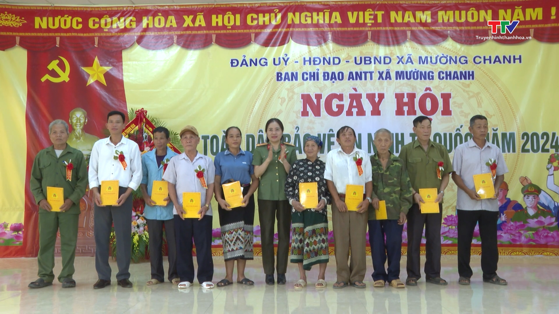 Ngày hội toàn dân bảo vệ an ninh Tổ quốc xã Mường Chanh, huyện Mường Lát- Ảnh 1.