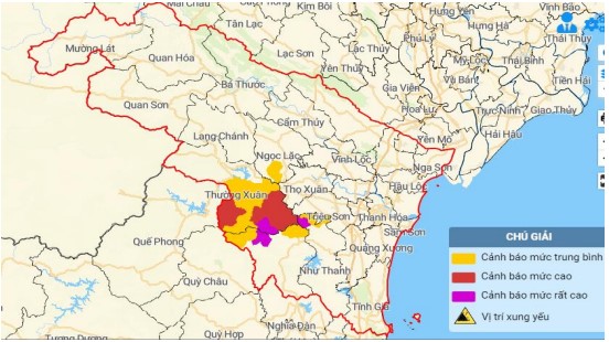 Cảnh báo lũ quét, sạt lở, sụt lún đất tại khu vực miền núi Thanh Hóa - Ảnh 2.