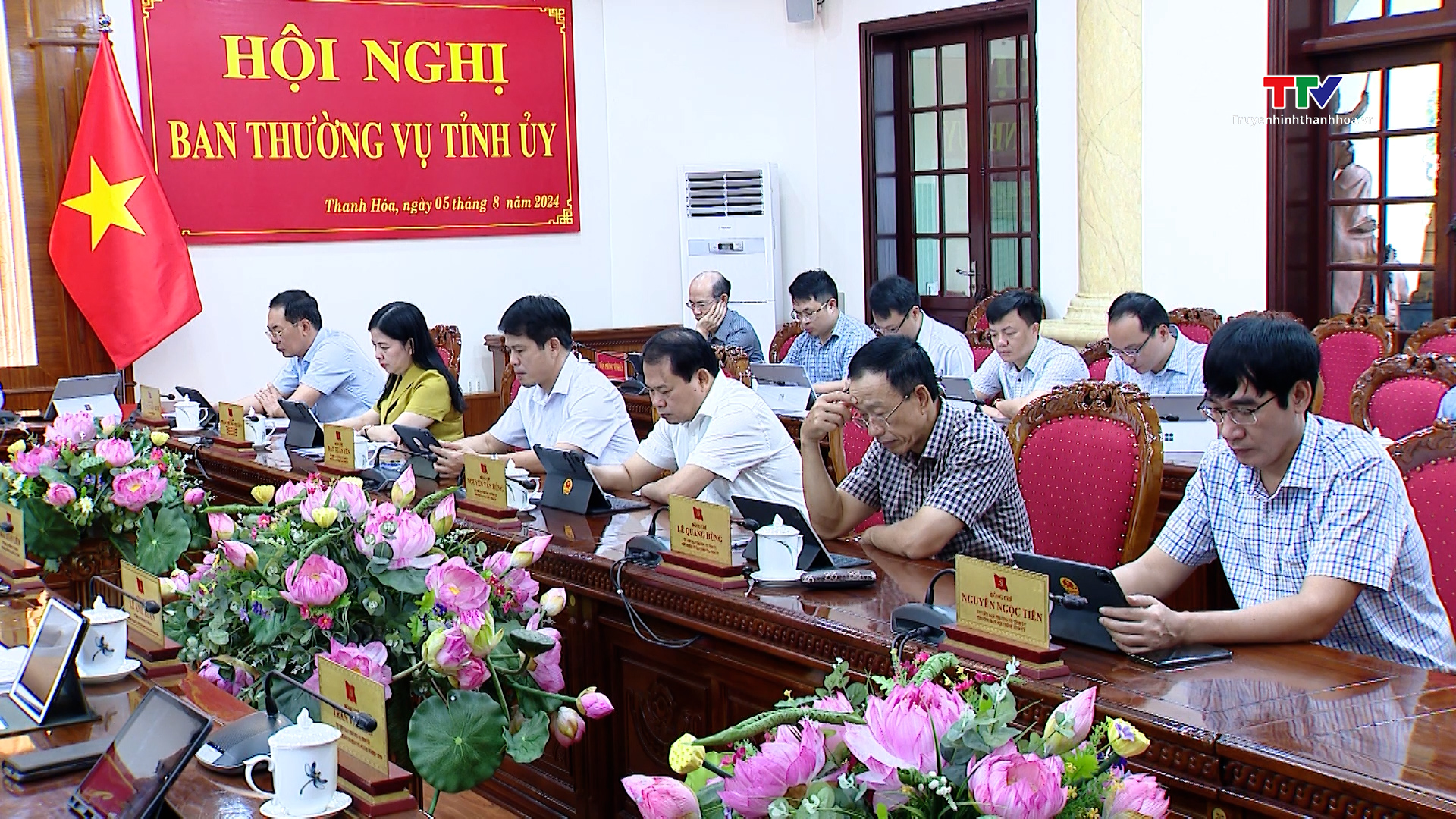 Hội nghị Ban Thường vụ Tỉnh ủy tháng 8/2024- Ảnh 4.