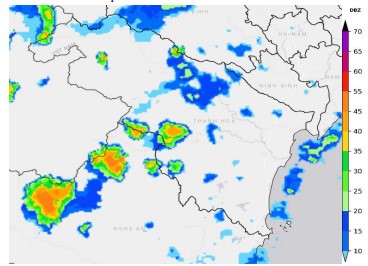 Cảnh báo dông, tố, lốc, sét, mưa đá và mưa lớn cục bộ
 ở miền núi Thanh Hóa- Ảnh 1.