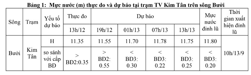 Cảnh báo lũ trên sông Bưởi và trên các sông  khu vực tỉnh Thanh Hóa- Ảnh 2.