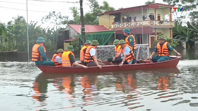 Thạch Thành: sẵn sàng khắc phục nhanh hậu quả ngập lụt ngay khi lũ rút- Ảnh 2.