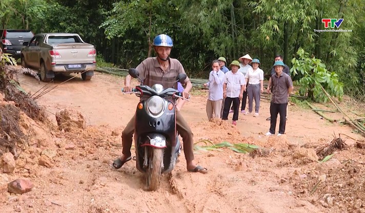 Nhiều công trình hạ tầng bị ảnh hưởng do mưa lũ của bão số 3- Ảnh 1.