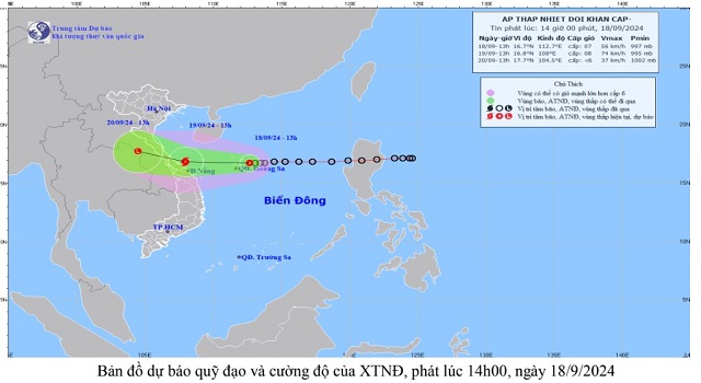 Từ đêm nay (18/9) đến ngày 21/9, khu vực Thanh Hoá có mưa to và dông- Ảnh 2.