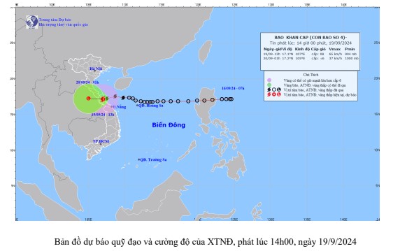 Tin bão khẩn cấp (cơn bão số 4)- Ảnh 2.