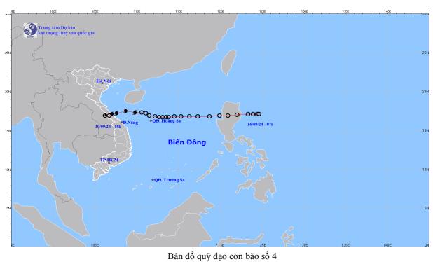 Áp thấp nhiệt đới (suy yếu từ cơn bão số 4) đã suy yếu thành một vùng áp thấp- Ảnh 1.