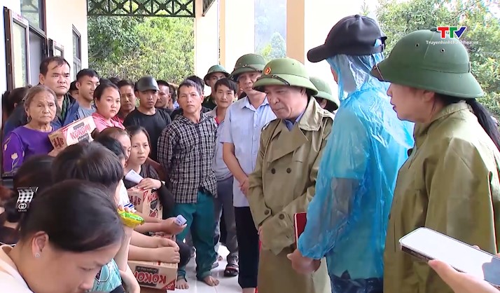 Phó Bí thư Thường trực Tỉnh uỷ Lại Thế Nguyên kiểm tra tình hình ứng phó với thiên tai tại các huyện miền núi- Ảnh 1.