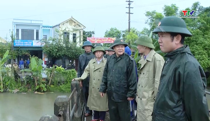 Kiểm tra công tác phòng chống lũ lụt ở các địa phương- Ảnh 1.