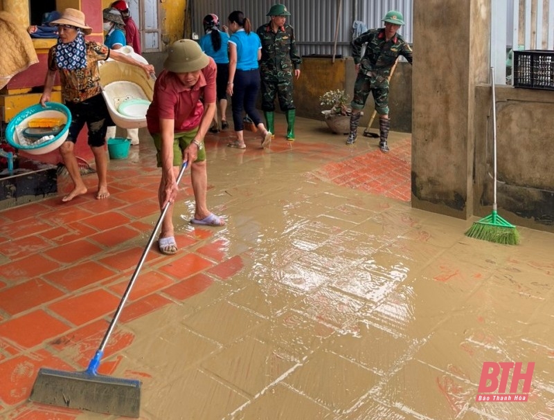 Cuộc sống trở lại ở vùng ngập thành phố Thanh Hóa- Ảnh 2.