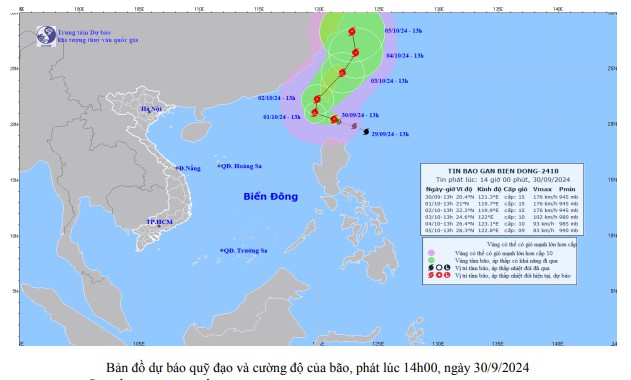 Tin bão gần biển Đông (cơn bão Krathon)- Ảnh 1.