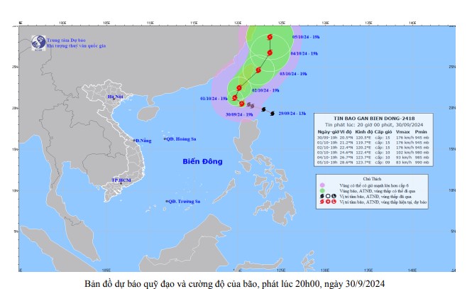 Tin bão gần biển Đông (cơn bão Krathon)- Ảnh 2.