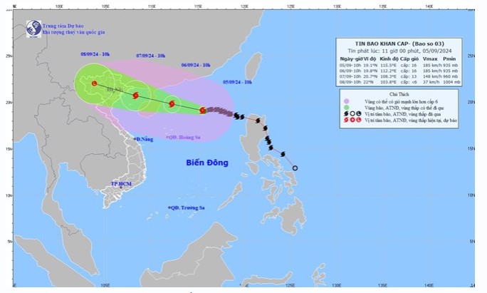 Công điện của Thủ tướng Chính phủ về việc tập trung ứng phó khẩn cấp bão số 3 năm 2024- Ảnh 1.