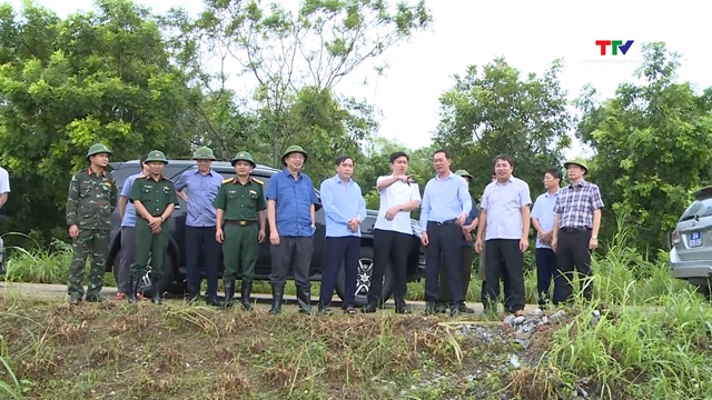 Phó Bí thư Tỉnh ủy Trịnh Tuấn Sinh kiểm tra công tác ứng phó với bão số 3- Ảnh 1.