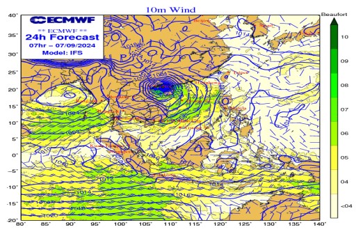 Dự báo gió mạnh trên vùng biển tỉnh Thanh Hoá ngày 06/9- Ảnh 3.