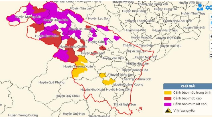 Cảnh báo lũ quét, sạt lở đất, sụt lún tại khu vực trung du miền núi Thanh Hóa- Ảnh 2.