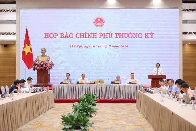 Họp báo Chính phủ thường kỳ tháng 8- Ảnh 1.