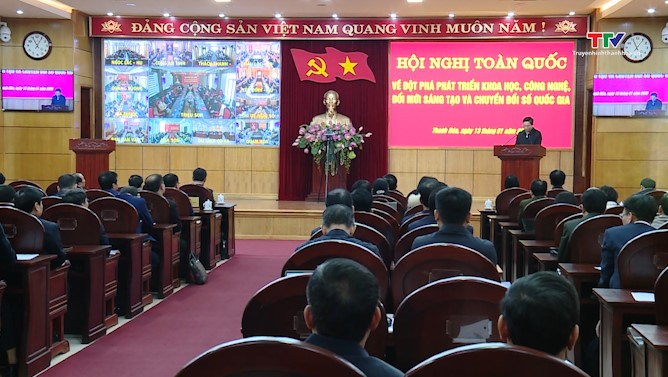 Hội nghị toàn quốc về đột phá phát triển khoa học, công nghệ, đổi mới sáng tạo và chuyển đổi số quốc gia- Ảnh 1.