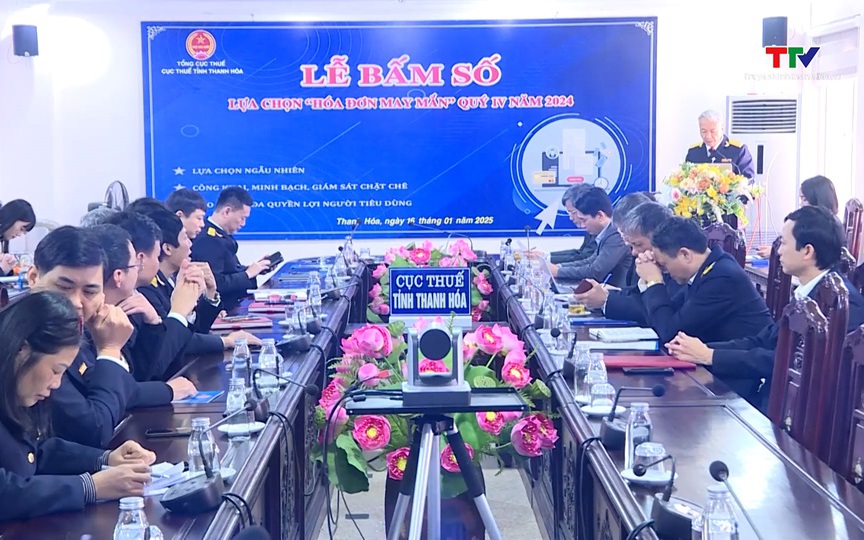 Bấm số lựa chọn “Hóa đơn may mắn” quý I, II/2025- Ảnh 1. Bấm số lựa chọn “Hóa đơn may mắn” quý IV/2024