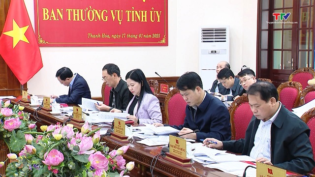 Hội nghị Ban Thường vụ Tỉnh ủy tháng 1/2025- Ảnh 3.