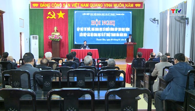 Liên hiệp các Hội Khoa học và Kỹ thuật Thanh Hóa gặp mặt trí thức, nhà khoa học tiêu biểu- Ảnh 1.