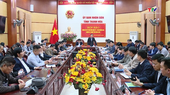 Họp báo tình hình kinh tế - xã hội năm 2024- Ảnh 1.