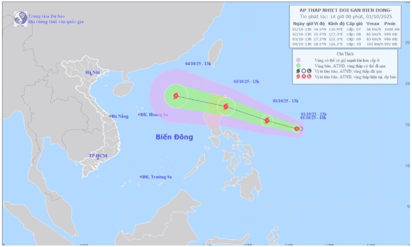 Chủ động ứng phó với áp thấp nhiệt đới gần Biển Đông- Ảnh 1.