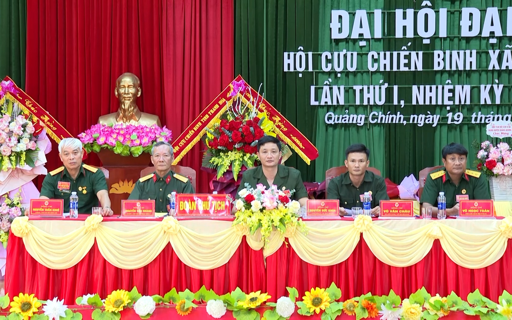 Đại hội Hội Cựu chiến binh xã Quảng Chính nhiệm