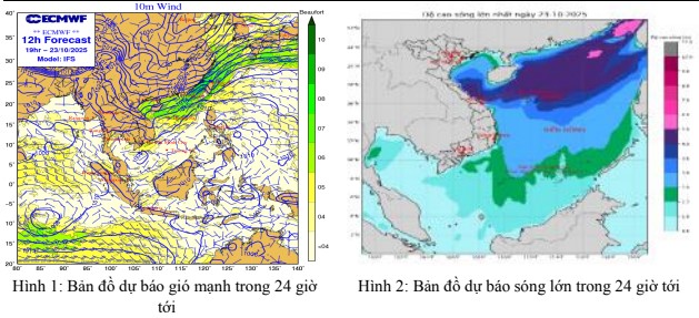 Dự báo gió mạnh, sóng lớn trên vùng biển Thanh Hóa ngày 23/10- Ảnh 2. Dự báo gió mạnh, sóng lớn trên vùng biển Thanh Hóa ngày 23/10- Ảnh 2.