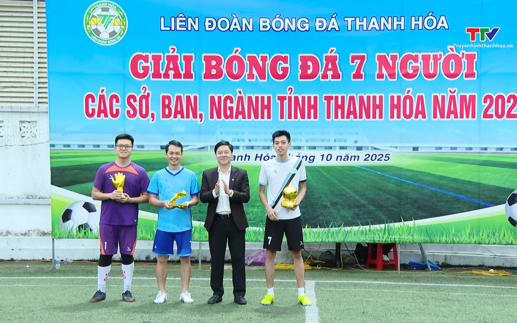 Khởi tranh giải bóng đá nam, nữ tại Đại hội Thể dục thể thao tỉnh Thanh Hoá lần thứ X, năm 2025- Ảnh 1. Giải bóng đá 7 người các Sở, ban, ngành tỉnh Thanh Hóa năm 2025 kết thúc thành công tốt đẹp