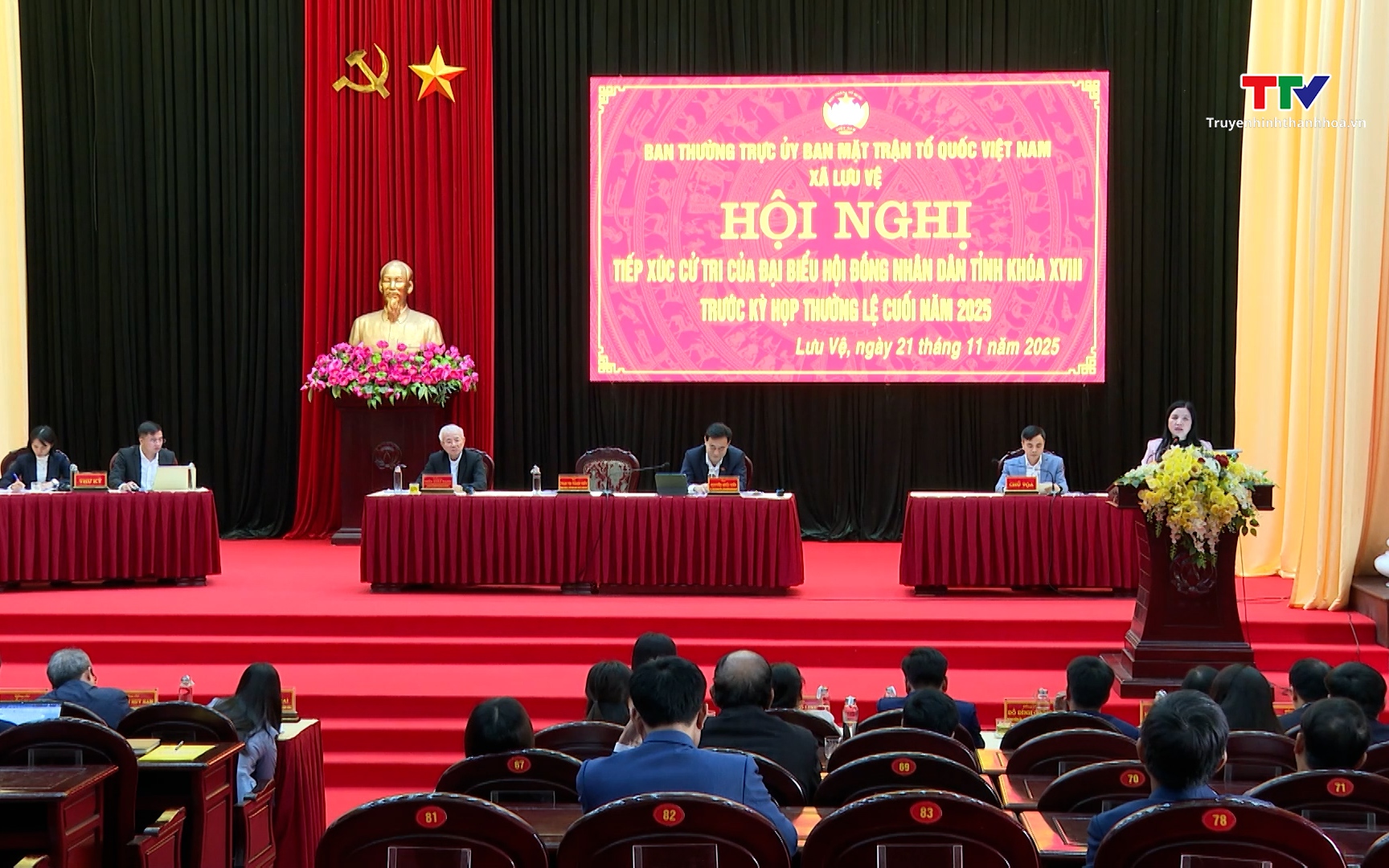 Đảng uỷ xã Lưu Vệ quán triệt, triển khai thực hiện Nghị quyết Đại hội Đảng bộ tỉnh lần thứ XX- Ảnh 1. Đại biểu Hội đồng Nhân dân tỉnh tiếp xúc cử tri tại xã Lưu Vệ