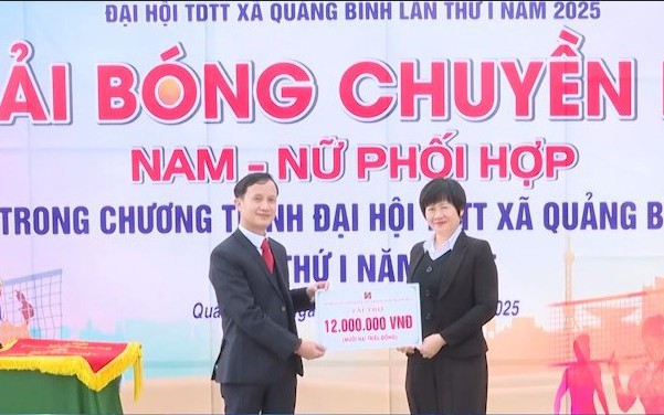 Quảng Bình khai mạc Giải bóng chuyền hơi nam – nữ lần thứ nhất năm 2025