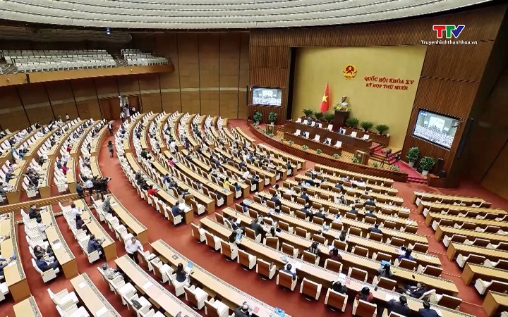 Đoàn Đại biểu Quốc hội tỉnh Thanh Hóa đóng góp ý kiến vào các chủ trương đầu tư, dự thảo Nghị quyết - Ảnh 1. Quốc hội thảo luận về Dự án Luật Quy hoạch (sửa đổi)