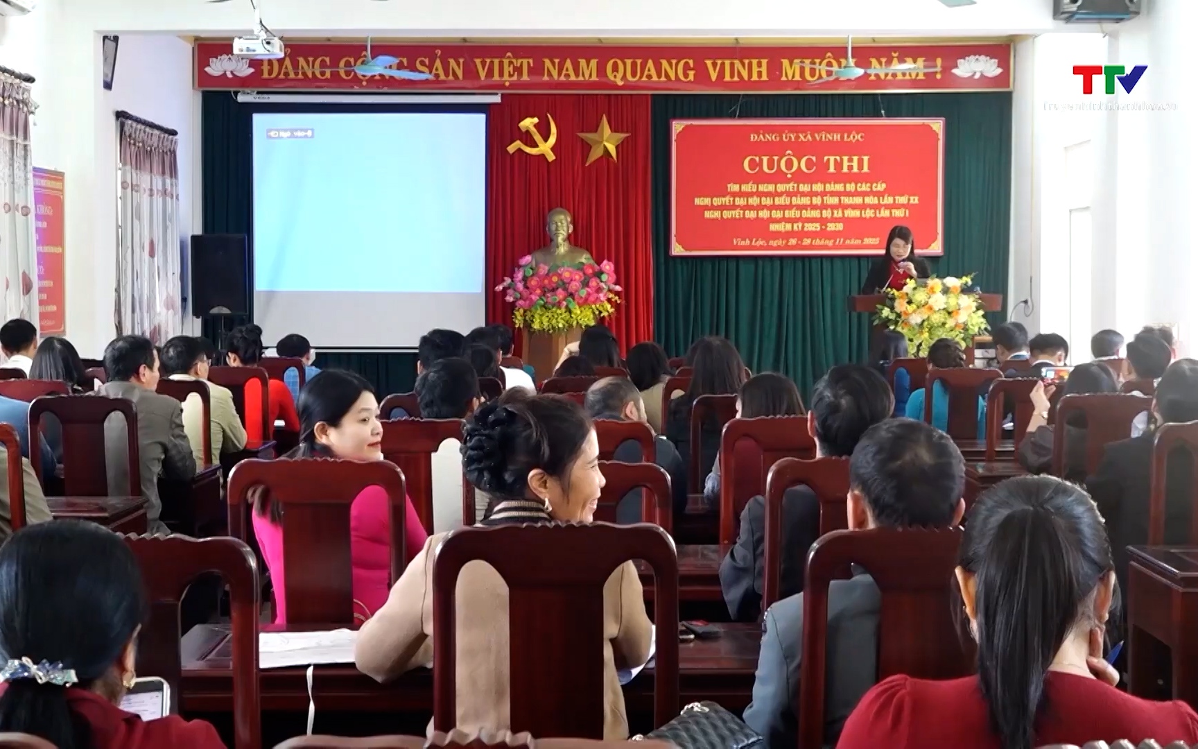 Xã Vĩnh Lộc tổ chức Hội thi tìm hiểu Nghị quyết Đại hội Đảng các cấp