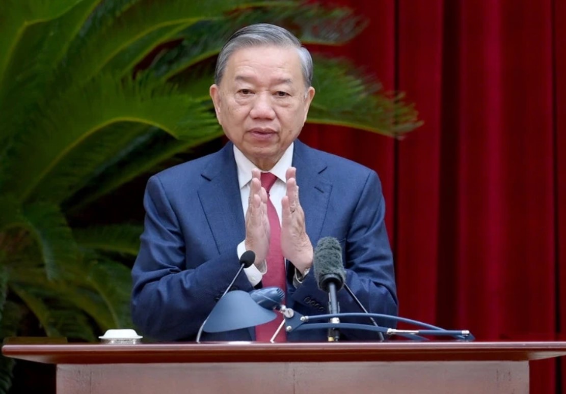 Bài phát biểu của Tổng Bí thư Tô Lâm tại phiên khai mạc Hội nghị lần thứ 14 Ban Chấp hành Trung ương Đảng khóa XIII- Ảnh 2. Bài phát biểu của Tổng Bí thư Tô Lâm tại phiên khai mạc Hội nghị lần thứ 14 Ban Chấp hành Trung ương Đảng khóa XIII- Ảnh 2.